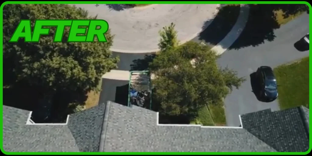 After residential debris removal