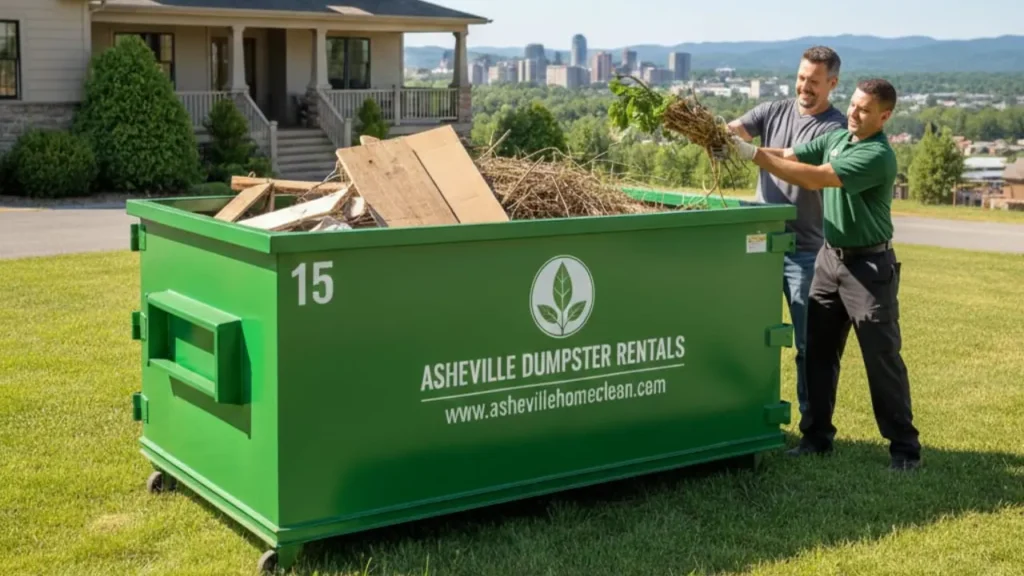 Residential Dumpster Rental for Asheville Homeowner