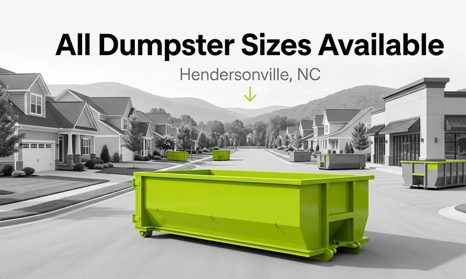 All Dumpster Sizes Available